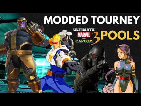 UMVC3 Mod Tourney - Palette Swap #5 POOLS (Thanos, Captain Commando, Hunk, Psylocke, Ken, Venom)