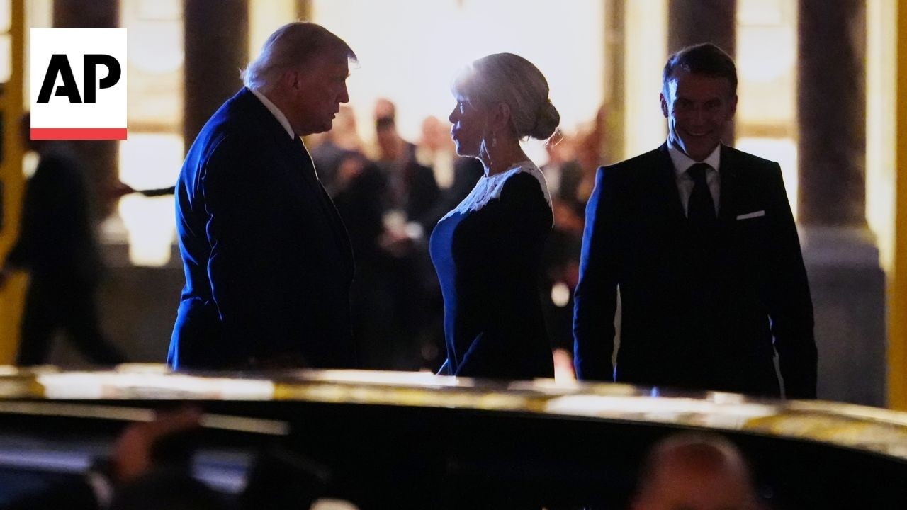 Video | 'We signed it in Versailles,' Trump says on Iran deal after dinner with Macron