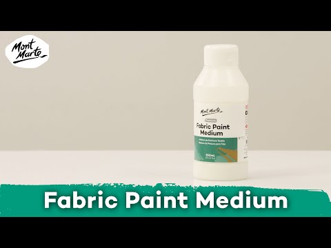 Willson Mont Marte Fabric Paint Medium Premium 250Ml (8.5 Us Fl.oz)