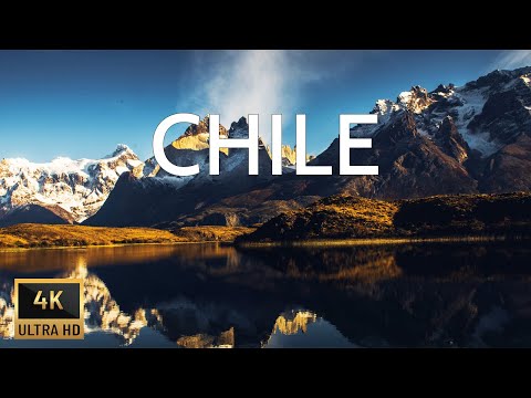 FLYING OVER CHILE (4K UHD) - Relaxing Music With Stunning Beautiful Nature (4K Video Ultra HD)