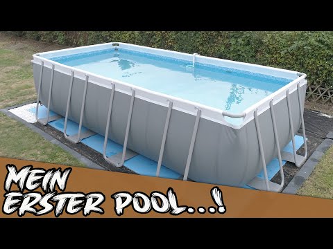 Mein erster Poolaufbau | Bestway Power Steel Frame 549 x 274 x 132 cm