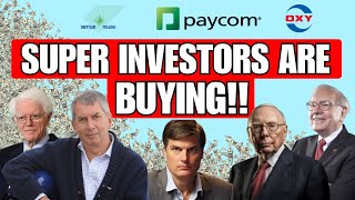 Super Investors are BUYING These 3 Stocks NOW!!
