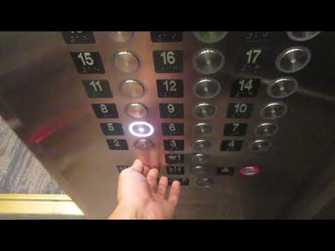 MODDED Montgomery Traction 12th Street Elevators Philadelphia Marriott Downtown - Philadelphia PA