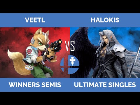 RogaSmash 195: SSBU Winners Semis - Veetl (Fox) vs Halokis (Sephiroth)