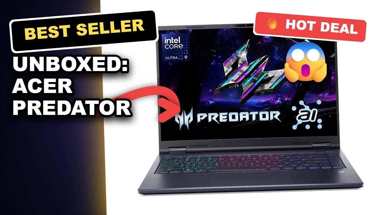 Unboxed: Acer Predator Helios Neo 14 AI Gaming Laptop | Full Intel Core Ultra 9 Review