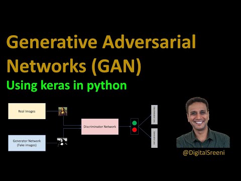 126 - Generative Adversarial Networks (GAN) using keras in python