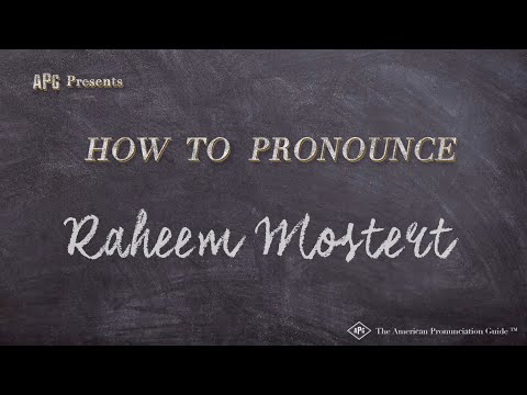 How to Pronounce Raheem Mostert (Real Life Examples!)