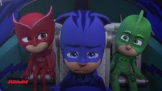Pj Masks : Héroes en Pijamas | Romeo le roba los Poderes a Catboy | Disney Junior