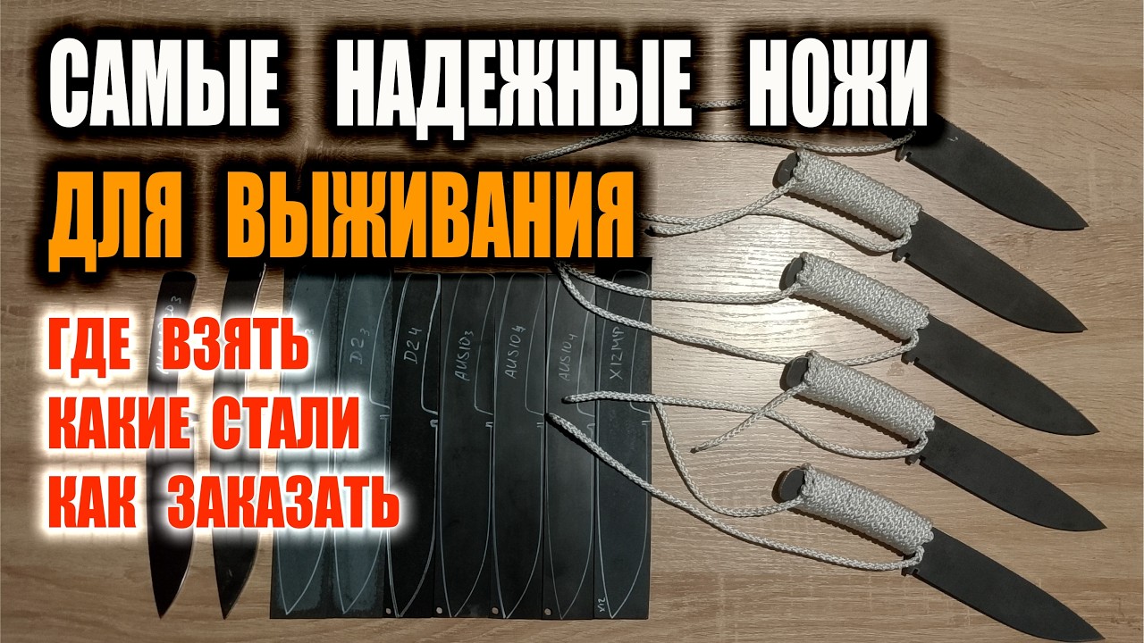 НОЖ ДЛЯ ВЫЖИВАНИЯ СВОИМИ РУКАМИ СДЕЛАТЬ, КУПИТЬ БЛАНК - ЗАГОТОВКУ НОЖА ДЛЯ ВЫ