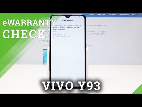 How to Read E-warranty Status in VIVO Y93 - eWarranty Information