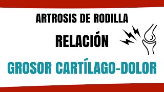 Relación Pérdida de Cartílago y Dolor con Artrosis de Rodilla | Physiociencia #pain #knee #atrosis