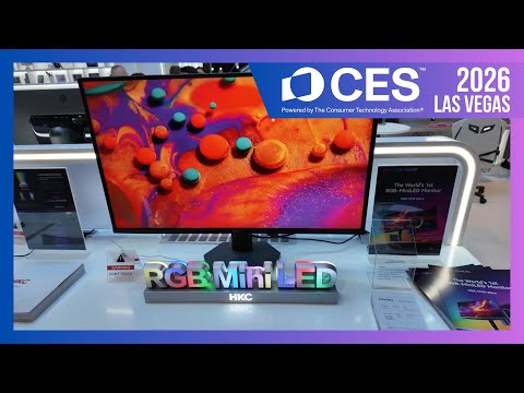 HKC (Koorui / Antgamer) @ CES 2026 | Booth Tour | M10 Ultra RGB MiniLED Monitor