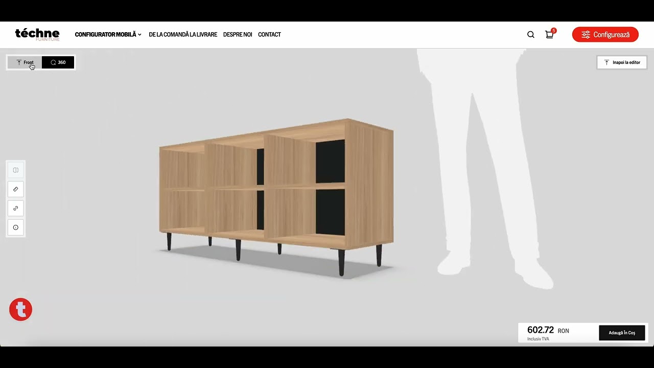 Tutorial configurare comode și noptiere