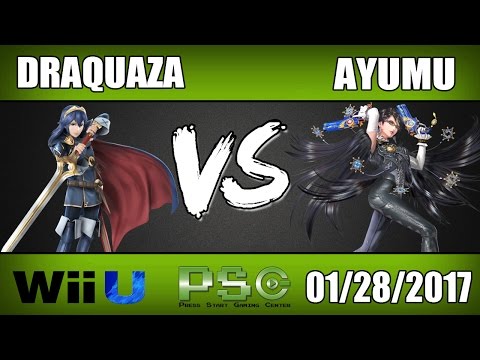 Draquaza (Lucina) vs Ayumu (Bayonetta) - Wii U Winners Round 2 - Rising Legends Arcadian