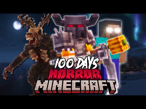 IsKevin - 100 Days of Horror Minecraft [FULL MOVIE]