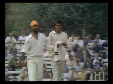 ENGLAND v INDIA 3rd TEST MATCH DAY 4 THE OVAL AUGUST 23 1971 BHAGWATH CHANDRASEKHAR BISHAN BEDI