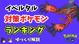 【ポケモンGO】イベルタル、対策 ポケモン ランキング【ゆっくり解説】