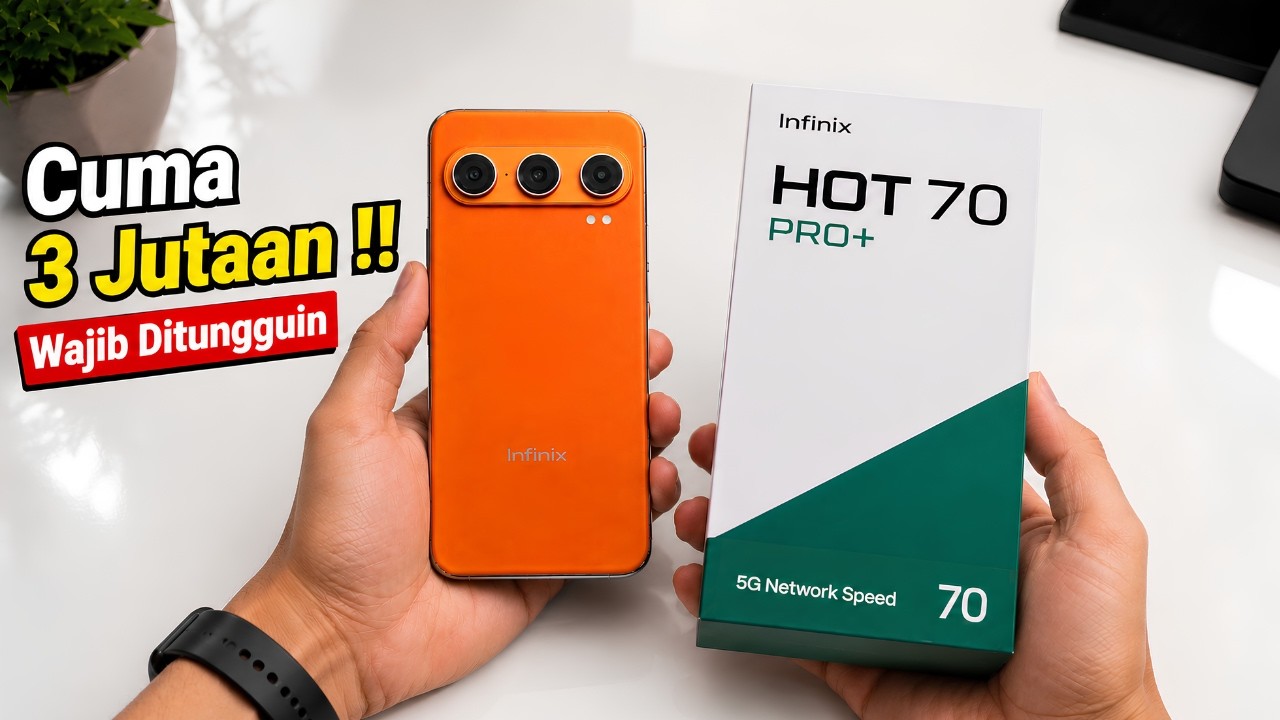 INFINIX BIKIN GEGER‼️HARGA 3 JUTAAN: INFINIX HOT 70 PRO+ 5G SEGERA RILIS!