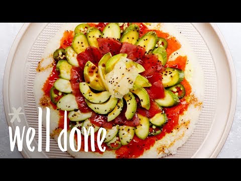 How To Make Sushi Pizza | Recipe | Well Done