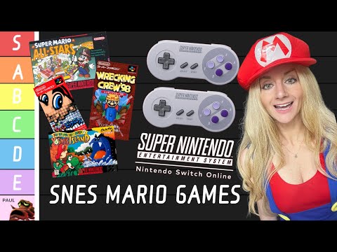 Let's Rank Mario Games | SNES Play & Rank