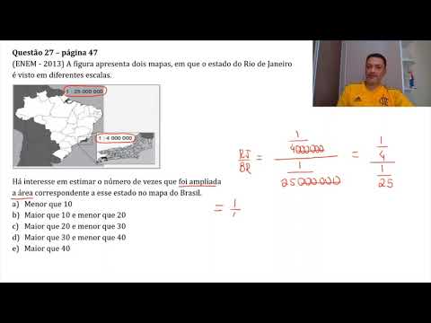 (ENEM - 2013) A figura apresenta dois mapas, em que o estado do Rio de Janeiro é visto em diferentes