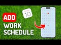 How To Add Work Schedule To IPhone Calendar