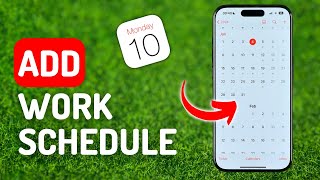 How to Add Work Schedule to iPhone Calendar