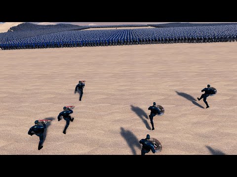 Captain America Team Rescue Spiderman Stuck Among Heavy Knights - Ultimate Epic Battle Simulator