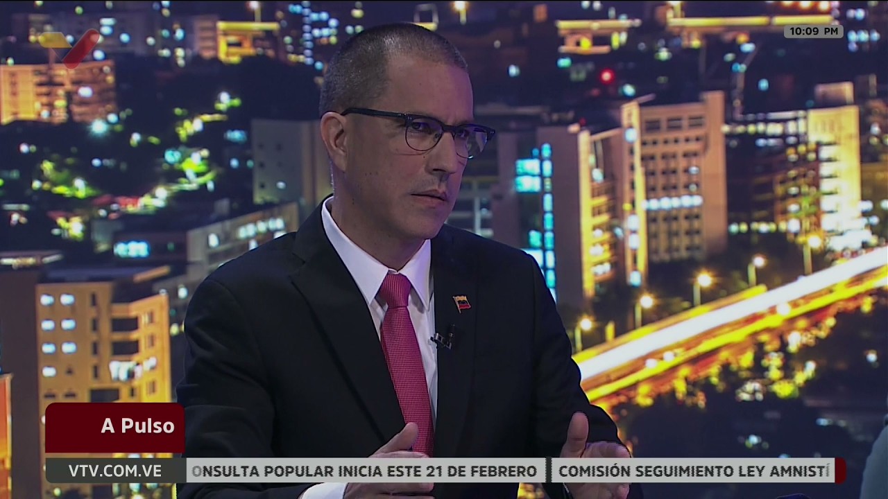 Jorge Arreaza entrevistado en "A Pulso" sobre Ley de Amnistía y Comisión de Seguimiento