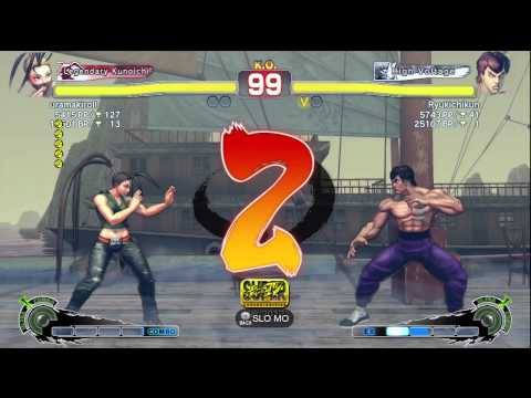 Uramakiroll (Ibuki) vs. Ryukichikun (Fei Long) - SSFIV AE 2012 Match