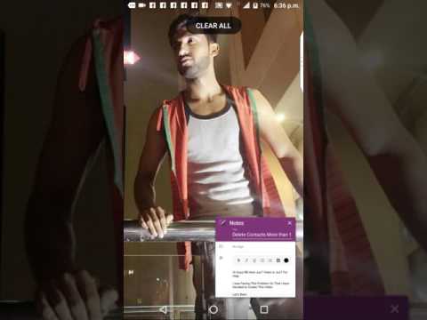 How to delete More than 1 Contact in Blackberry priv