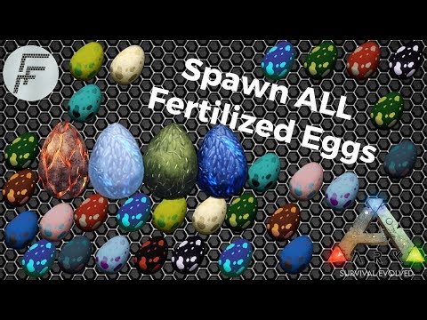 Spawn ALL Fertilized Eggs - ARK: Survival Evolved