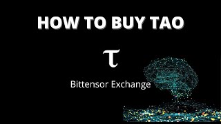 How To Buy TAO | Bittensor Network | You Are EARLY |