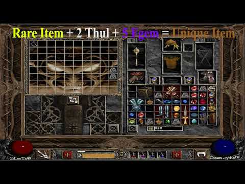 Diablo 2 - Transmute Unique Item by Horadric Cube, Rare Item diablo | The Fury Within