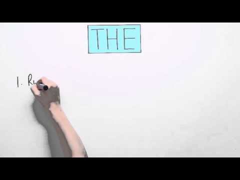 Der Artikel "The" Teil 1 - bestimmter Artikel oder kein Artikel | Englisch | Grammatik