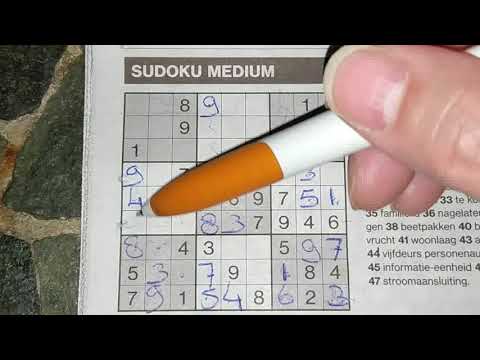 First Sudoku of the year 2020, a Medium Sudoku puzzle (#384) 01-02-2020