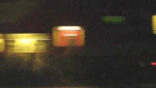 preview picture of video 'InterCity 77 passes level crossing in night @ 140 km/h'