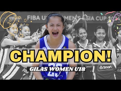 PHILIPPINES VS LEBANON | Gilas Women U18  Champion