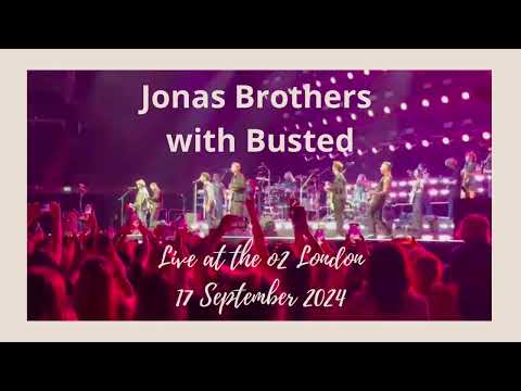 Jonas Brothers with Busted - Year 3000 - Live at the O2 Arena London 17.09.2024