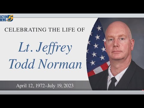 Memphis fallen firefighter, Lt. Jeffrey Norman laid to rest today