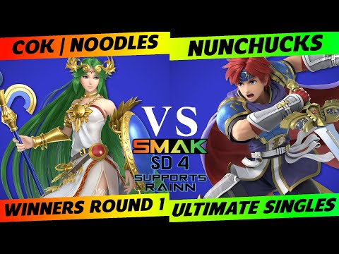 SMAK-SD4 Winners Round 1 - CoK | NoodleS (Palutena) vs. Nunchucks (Roy) - SSBU