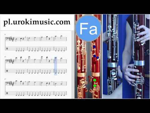 Nauka Gry Na Fagocie Michael Jackson - Beat It Nuty Poradnik Część 1 um-i463