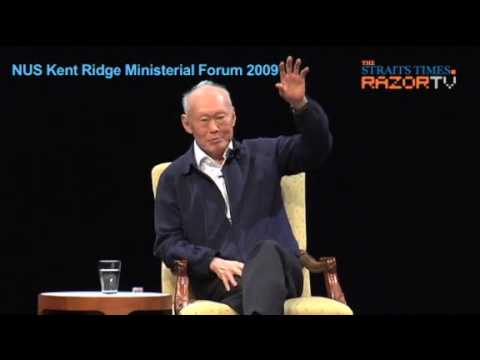 Lee Kuan Yew - Youths dont know what its like to be poor.7.