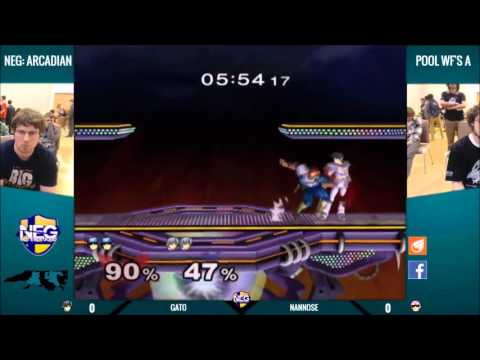 Gato (Marth) vs Nannose (Falcon) - NC Arcadian II
