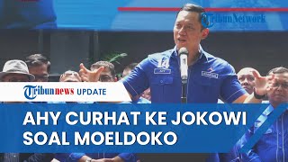 Kisruh dengan KSP Moeldoko, AHY Ngaku Sempat 'Ngadu' ke Jokowi di Istana, Begini Reaksi Presiden