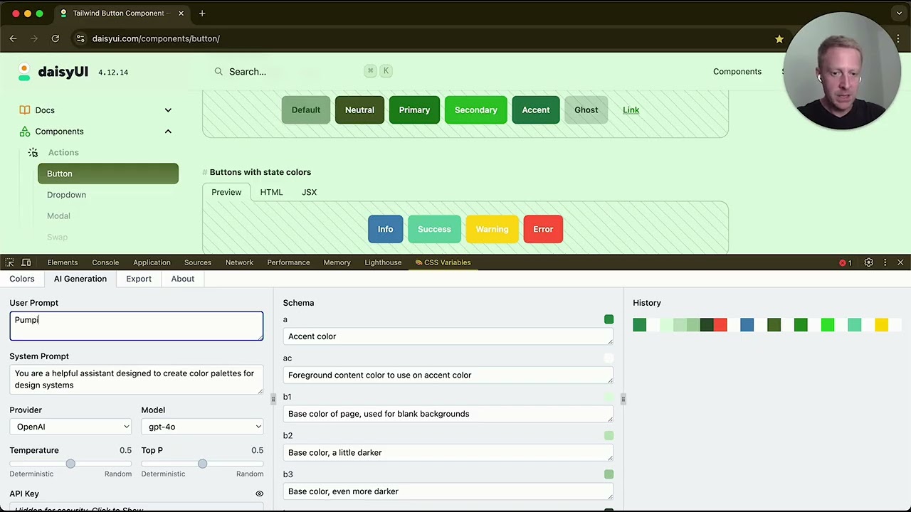 CSS Variables Editor demo video