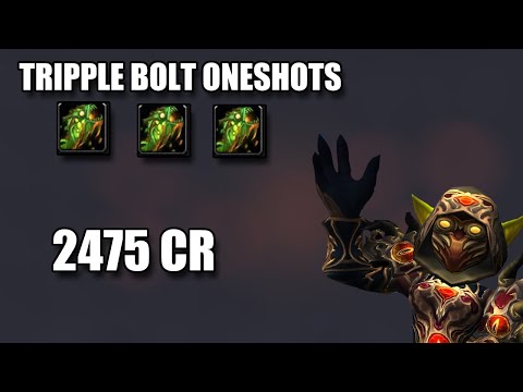 Solo Shuffle 2475CR Destruction Warlock sends massive chaos bolts into maw