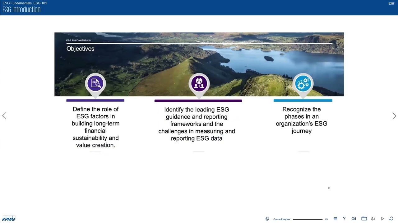 ESG Fundamentals:  ESG 101 Course Preview