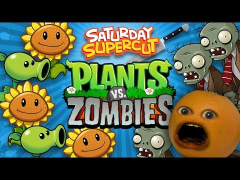 Annoying Orange vs Plants vs Zombies [Saturday Supercut🔪]