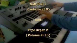 Roland V-Combo VR-09 keyboard - HUGE PIPE ORGAN sound!